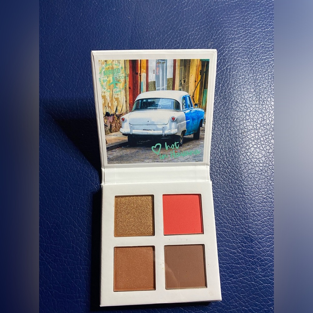Cosmetics Blush Bronzer Face Quad Hot In Havana Travel Series Glow Contour